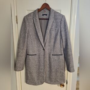 Tommy Hilfiger Gray Women's Blazer Coat